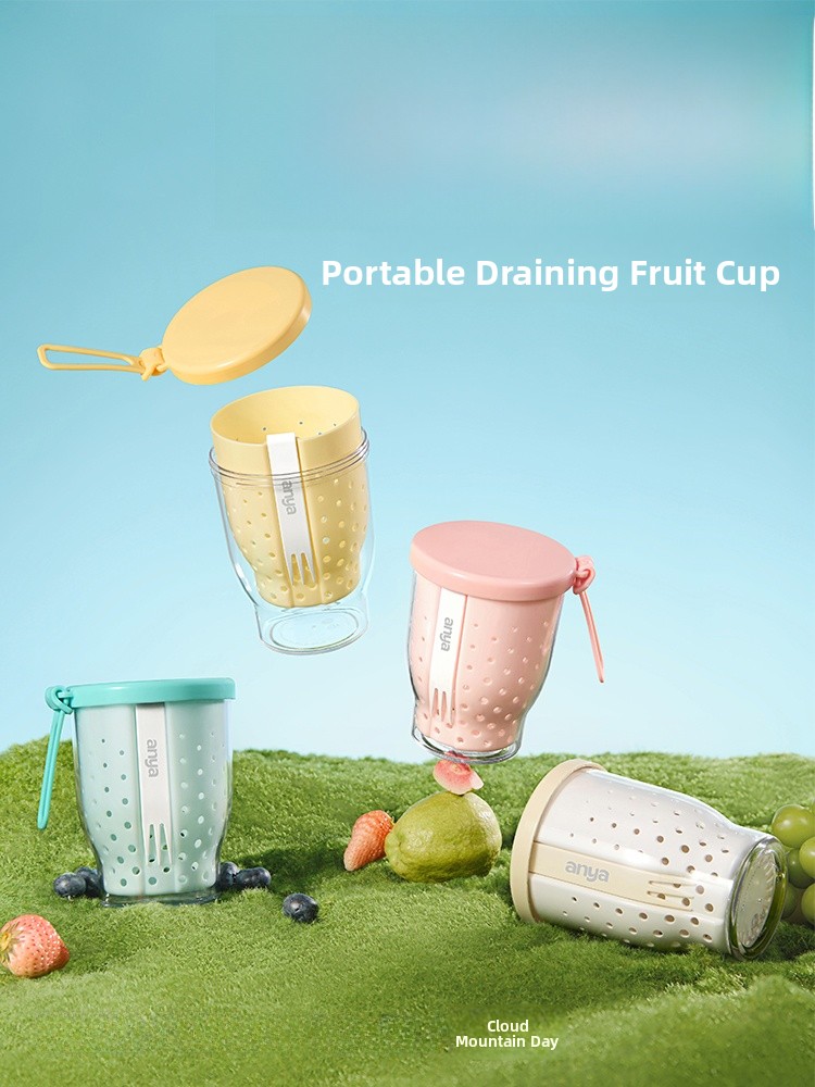 Portable Fruit Cup with Fork f - Food Snacks Online review and price