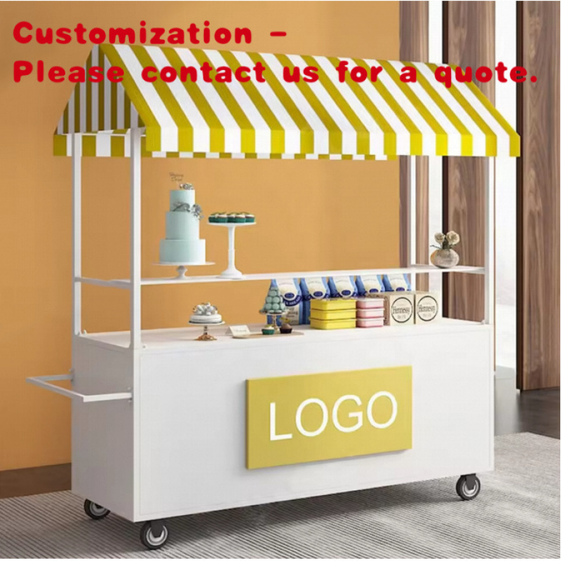 custom.Move Market Stall Cart  - Food Snacks To Sell review and price